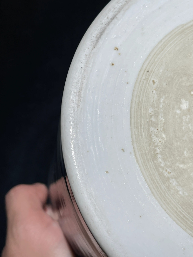 清康熙 青花竹林七贤纹笔筒 - 图12