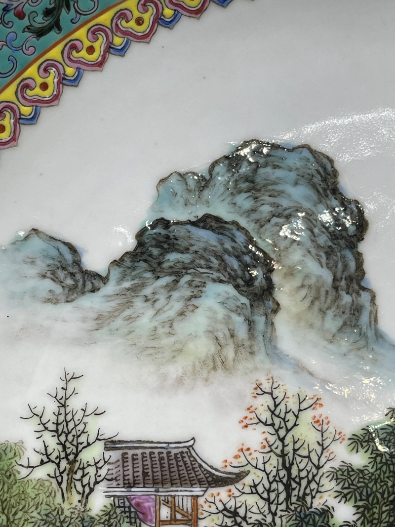 民国 粉彩瓷器一组四件 - 图15