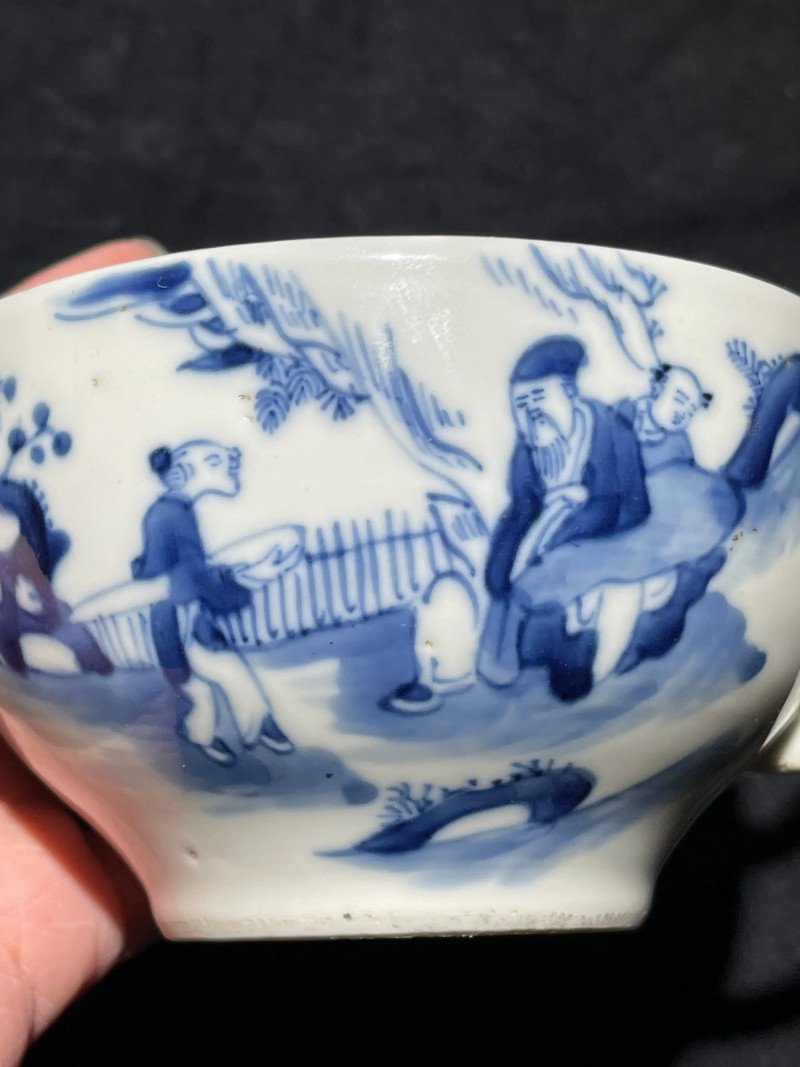 清晚期 青花瓷器一组两件 - 图6