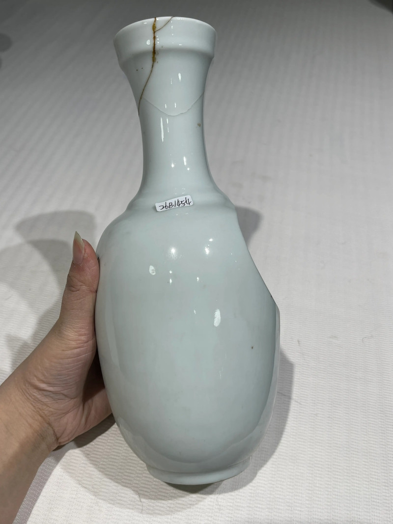清代 粉彩花鸟纹瓶一组二十一件 - 图54