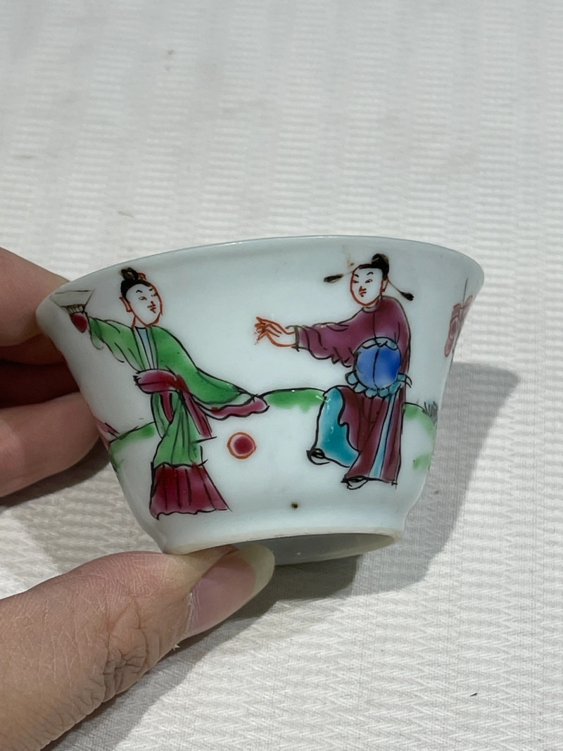 清代 粉彩瓷器一组十九件 - 图2