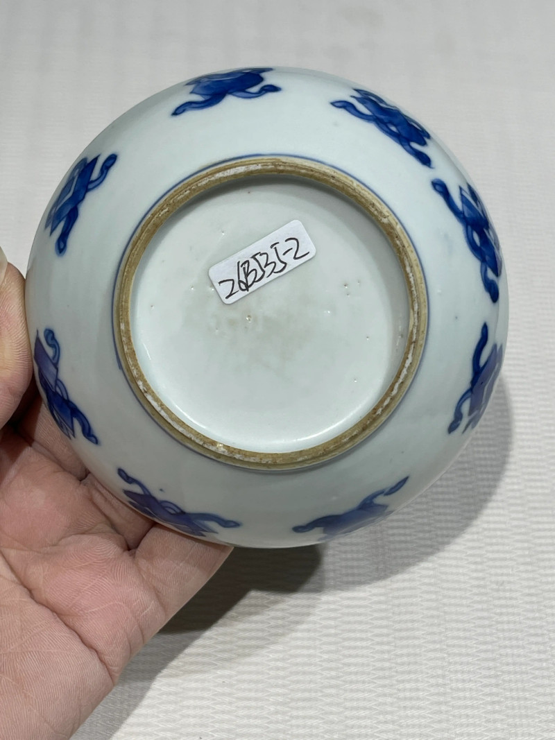 清代 青花瓷器一组八件 - 图10