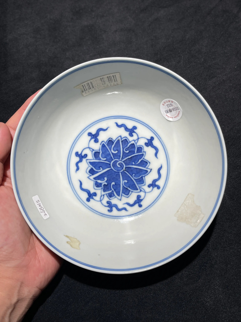 清光绪 青花缠枝莲纹碗 - 图5