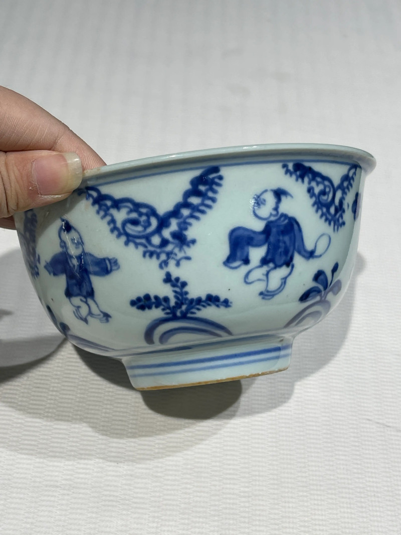 清代 青花瓷器一组八件 - 图11