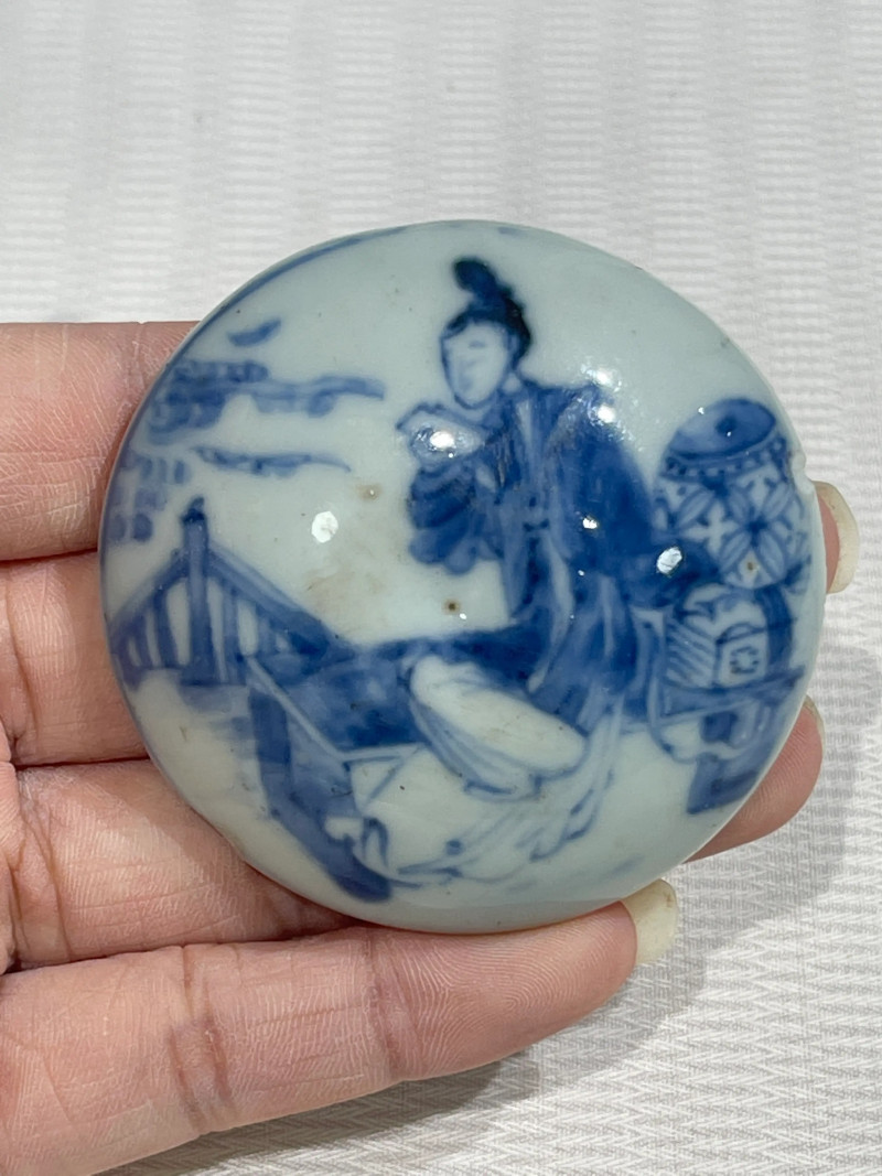 清代 文房小件瓷器一组十件 - 图6