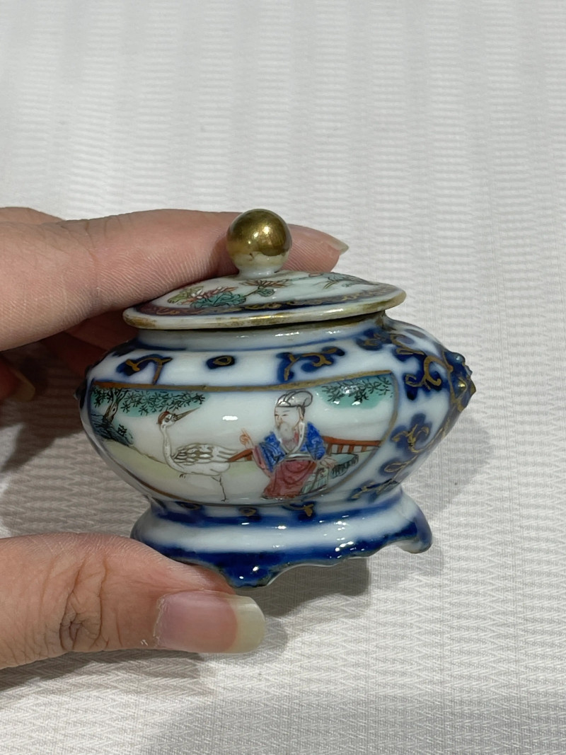 清代 文房小件瓷器一组十件 - 图34