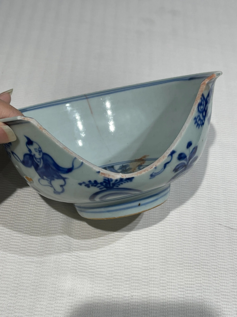 清代 青花瓷器一组八件 - 图12