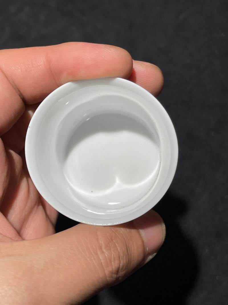 解放初 雷火莲风格粉彩十八罗汉杯一套十八件 - 图55