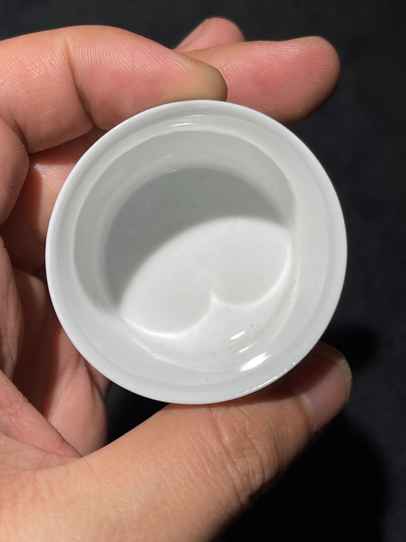 解放初 雷火莲风格粉彩十八罗汉杯一套十八件 - 图18