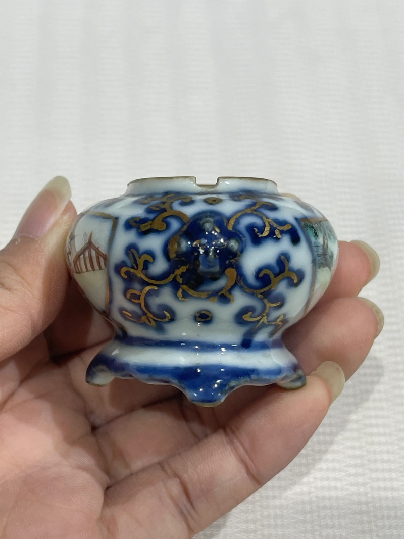 清代 文房小件瓷器一组十件 - 图36