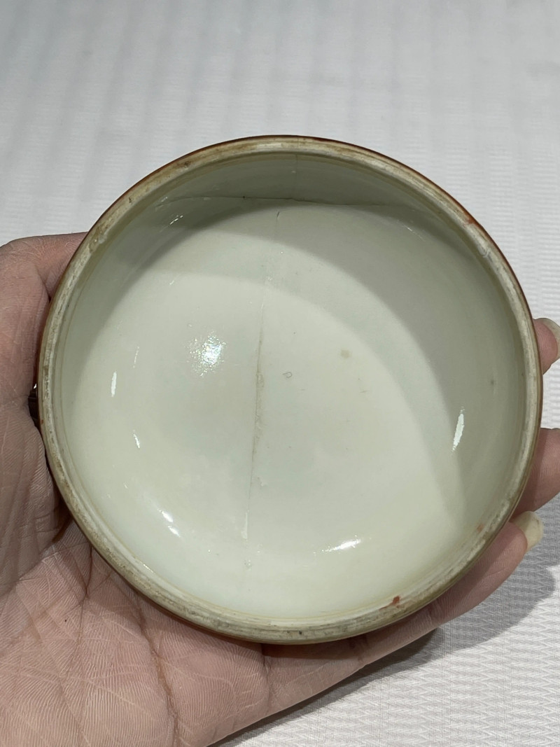 清代 粉彩文房瓷器一组十二件 - 图10