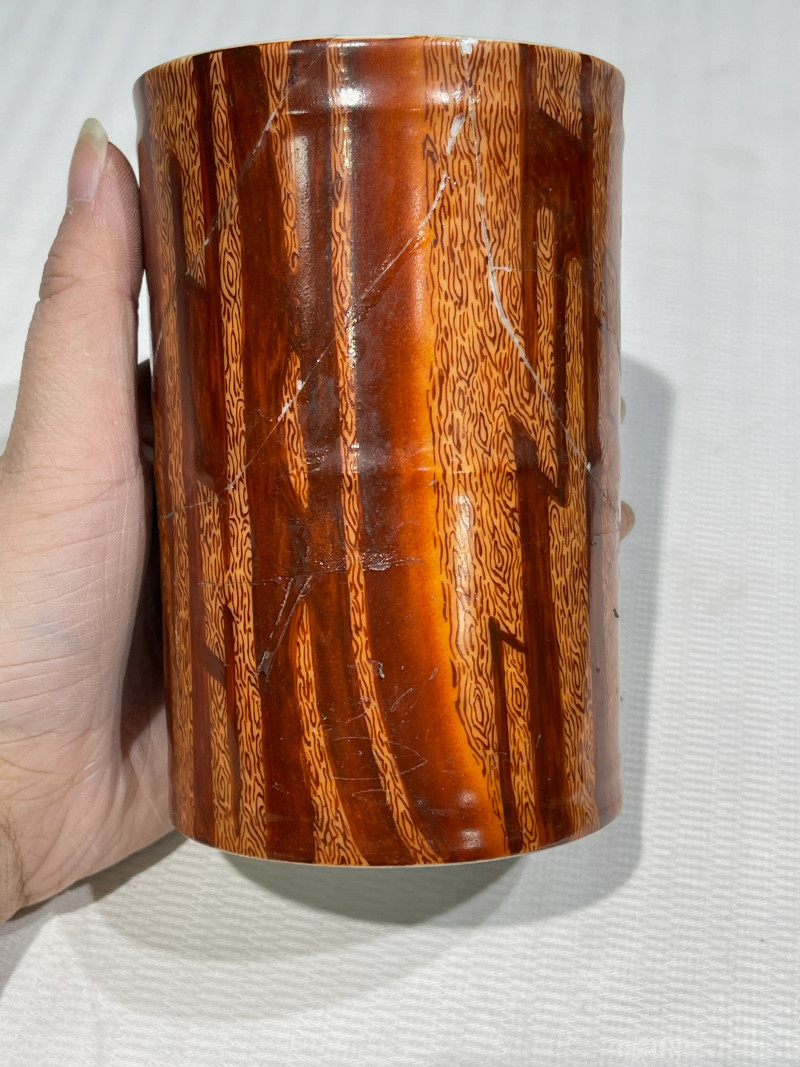清代 粉彩文房瓷器一组十二件 - 图46