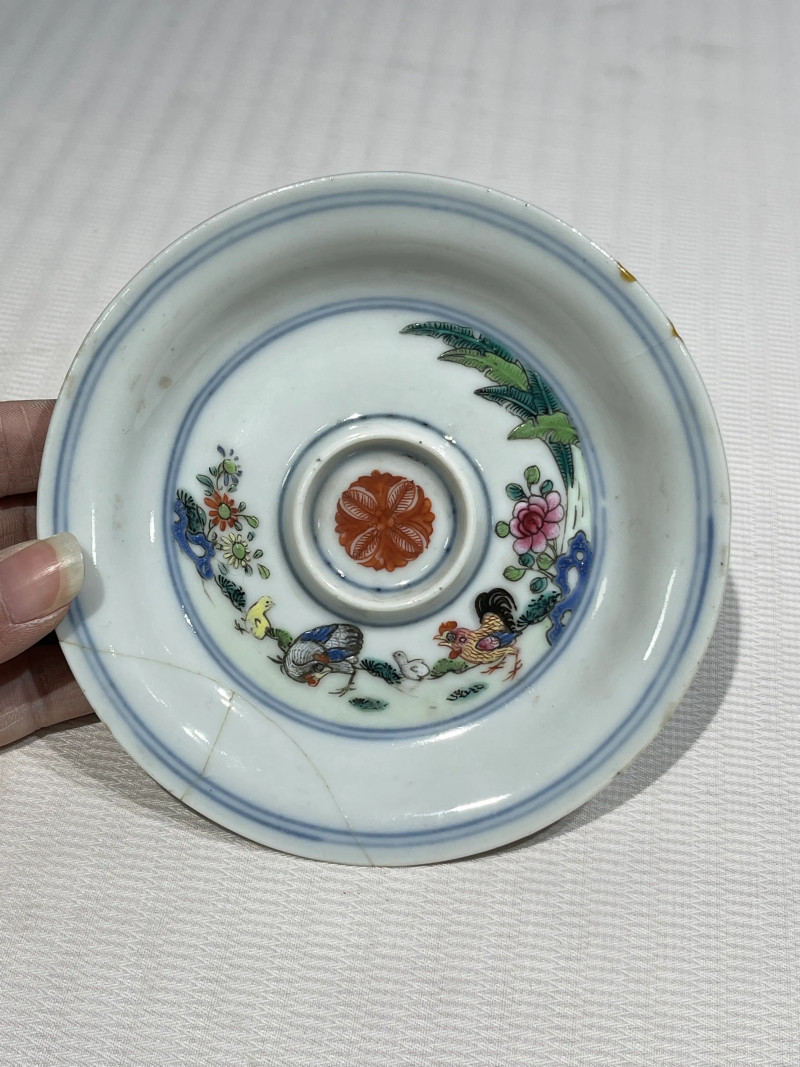 清代 粉彩盘一组十二件 - 图5