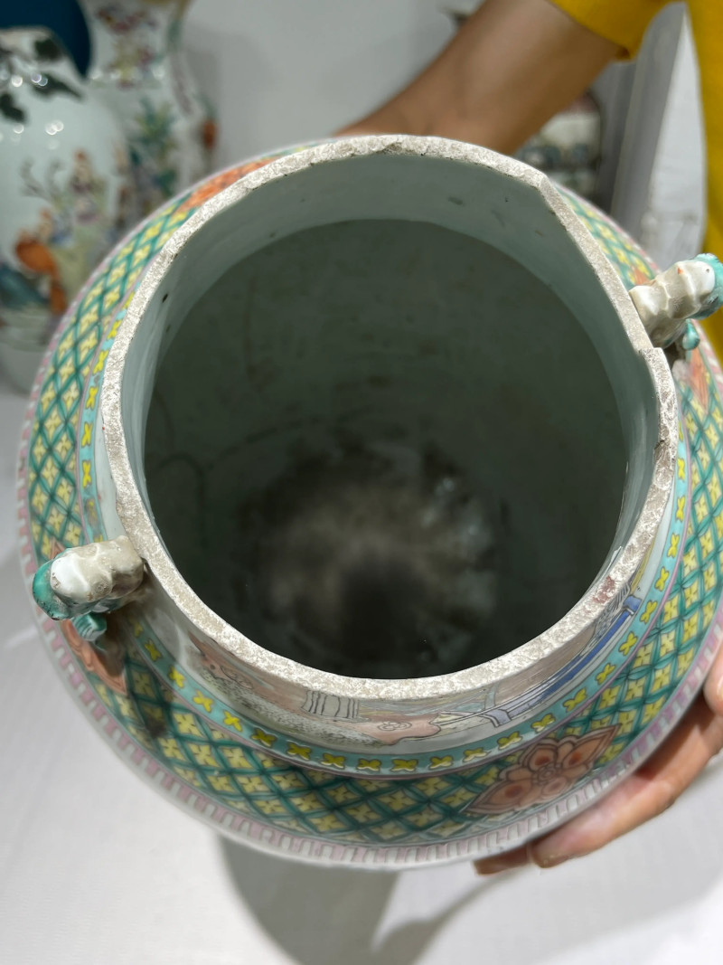 清代 粉彩人物纹瓷器一组十四件 - 图61