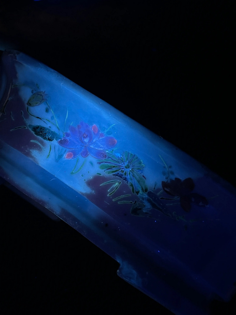 清雍正 粉彩花卉纹水仙盆 - 图13