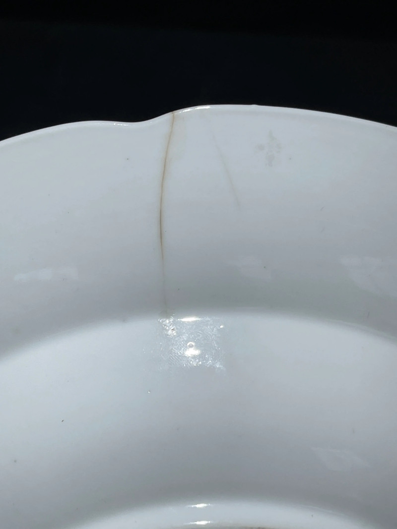 清晚期 粉彩灵仙祝寿纹花口盘一对 - 图10