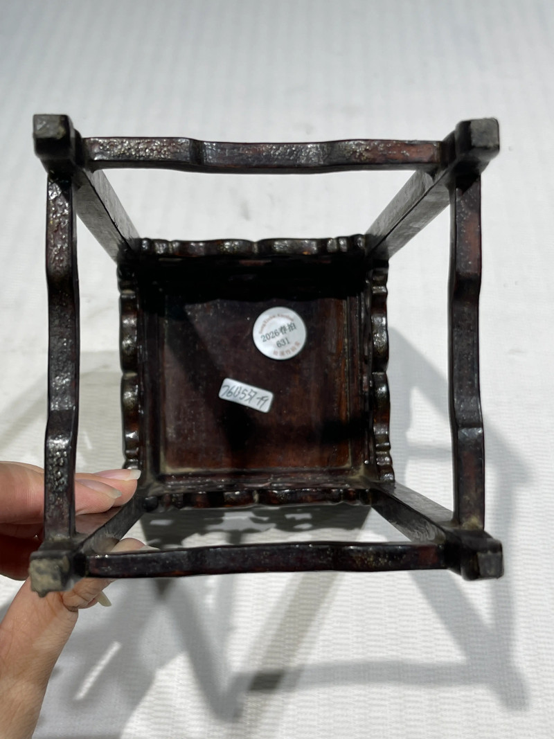 清代 红木器座一组二十三件 - 图25