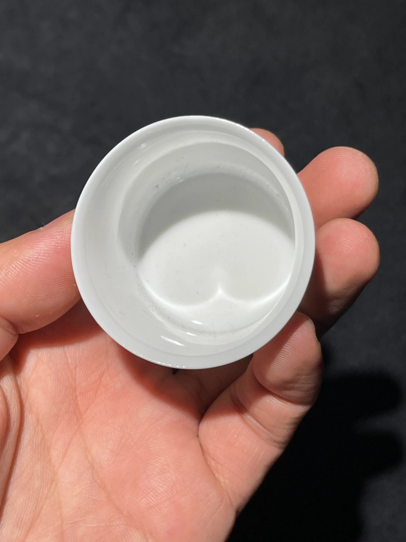 解放初 雷火莲风格粉彩十八罗汉杯一套十八件 - 图59