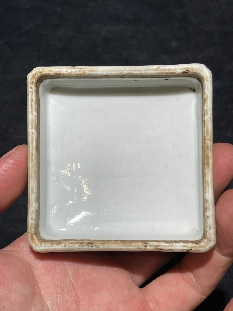 清晚期 浅绛彩花鸟纹温酒器 - 图23