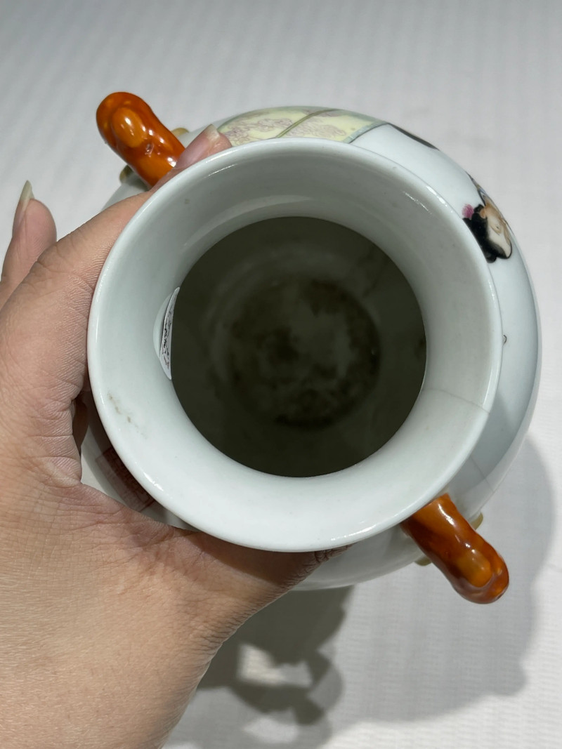 清代 粉彩人物纹瓷器一组十四件 - 图19