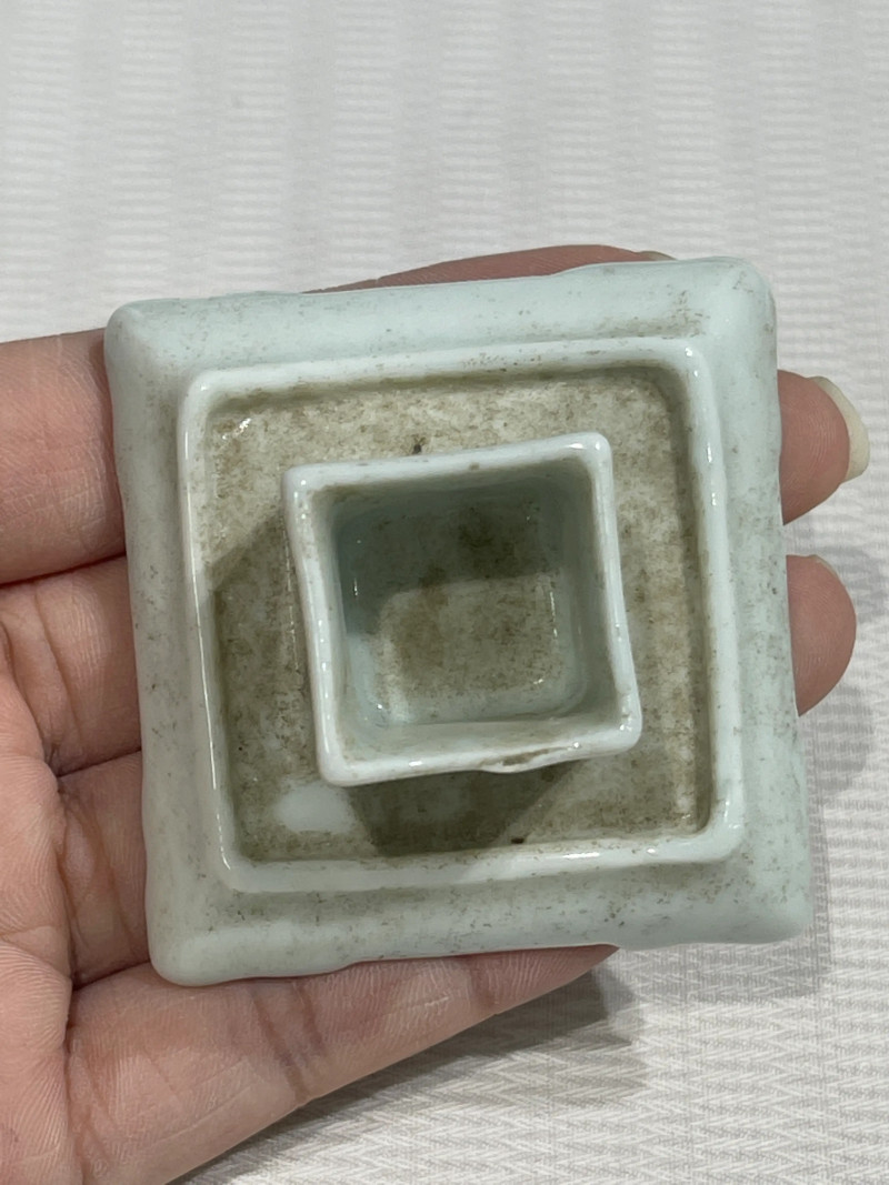 清代 文房小件瓷器一组十件 - 图13