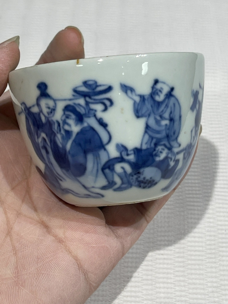 清代 青花瓷器一组八件 - 图18