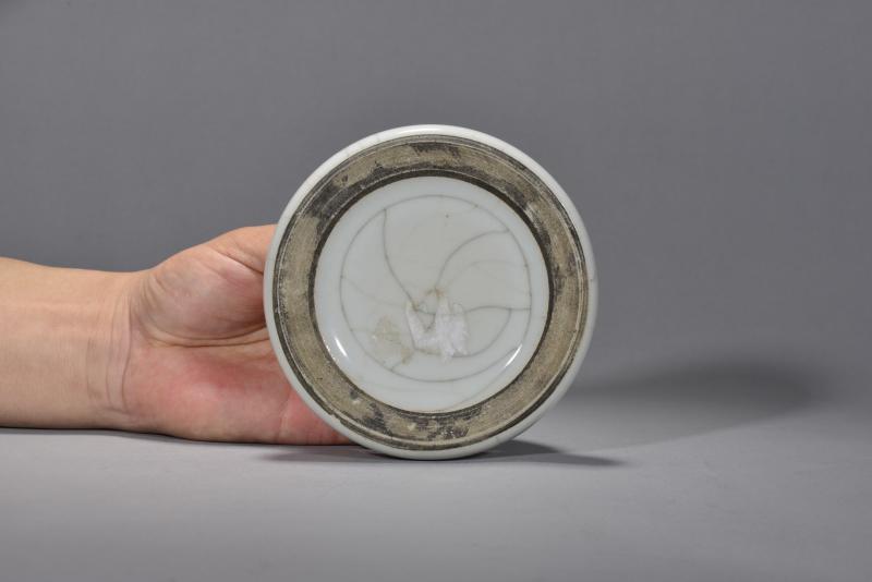 清中期 仿哥釉瓷砚 - 图4