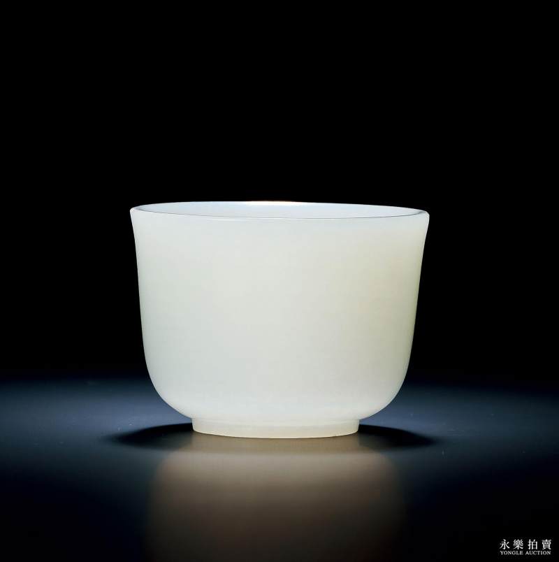清 白玉杯