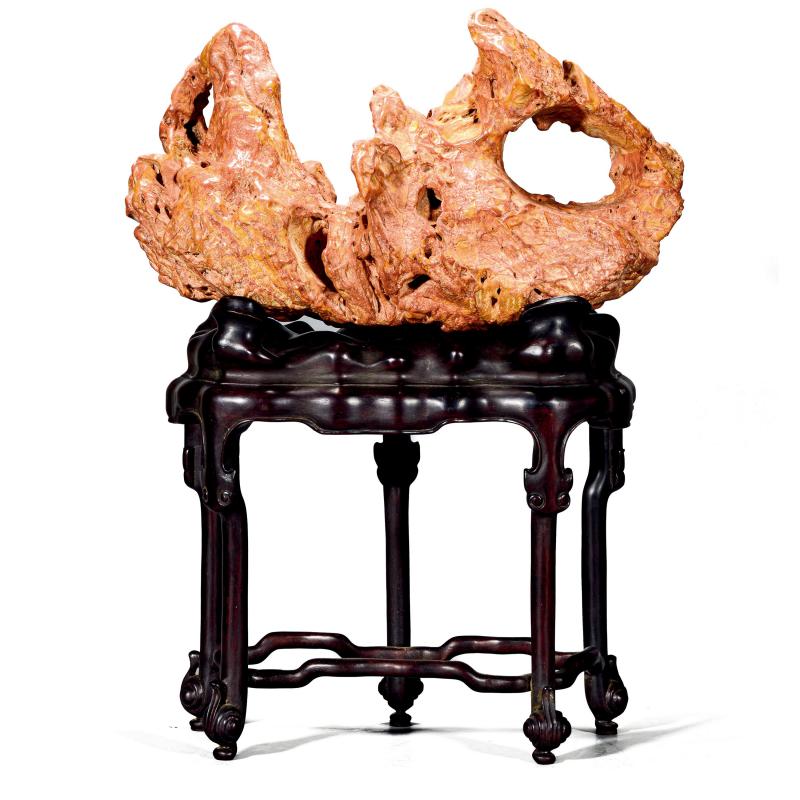 近现代 丹窍藏坤百年朱砂太湖