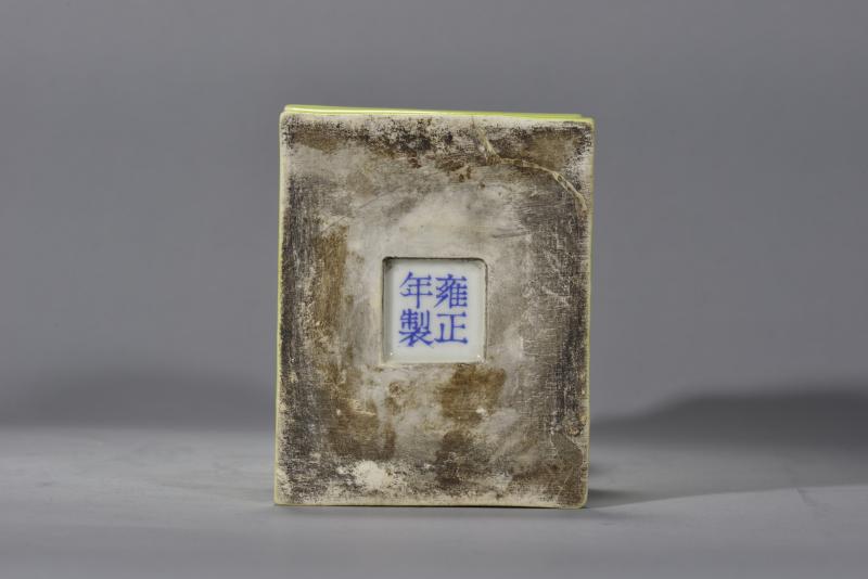 清晚期 秋葵绿釉狻猊香薰 - 图7