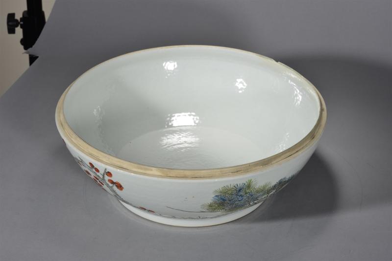 清光绪 金品卿风格浅绛彩“清供三多”花果纹大捧盒 - 图8