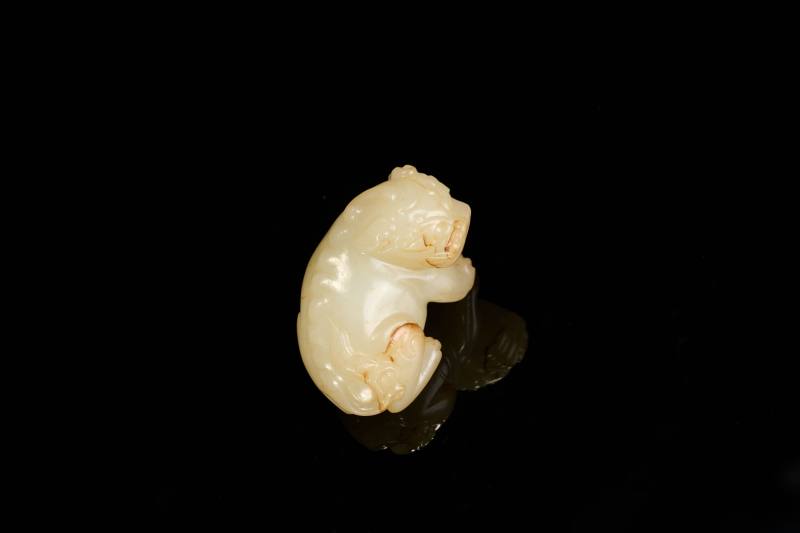 Lot1066 清 白玉狮子 - 图5