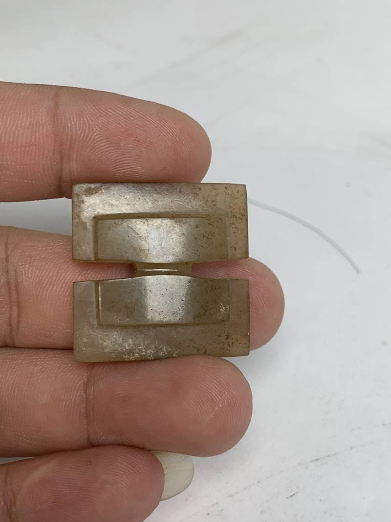 明 白玉工字珮 - 图2