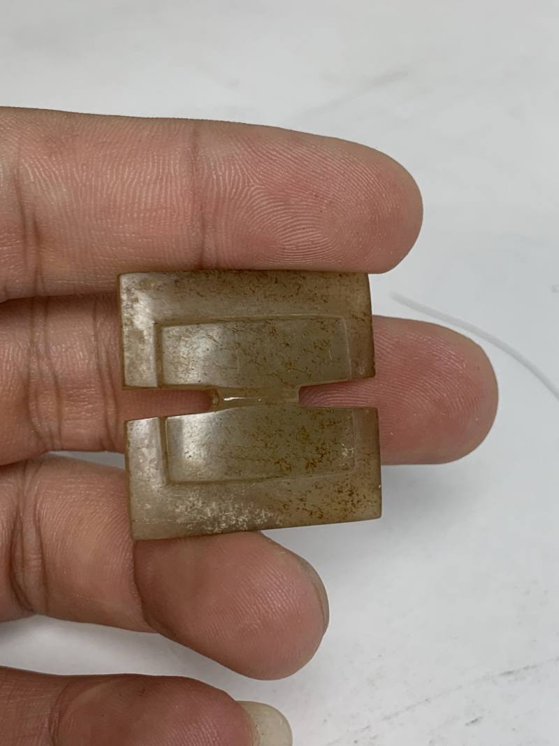明 白玉工字珮 - 图3