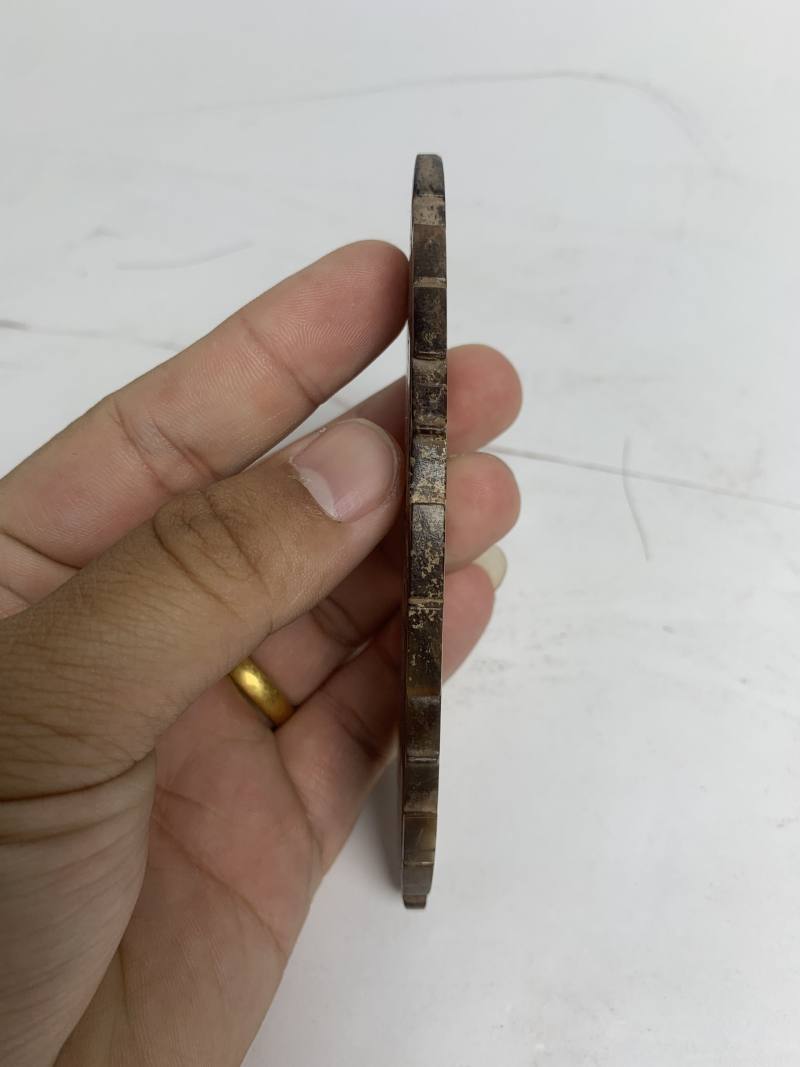 明 青玉龙纹璜 - 图8