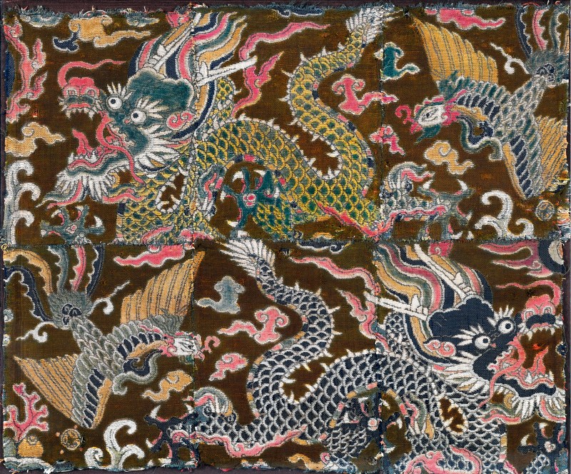 明 御用妆花龙纹挂屏