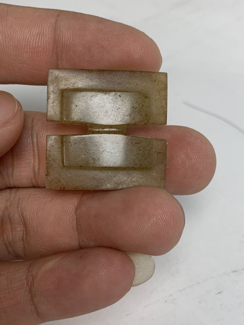 明 白玉工字珮 - 图4