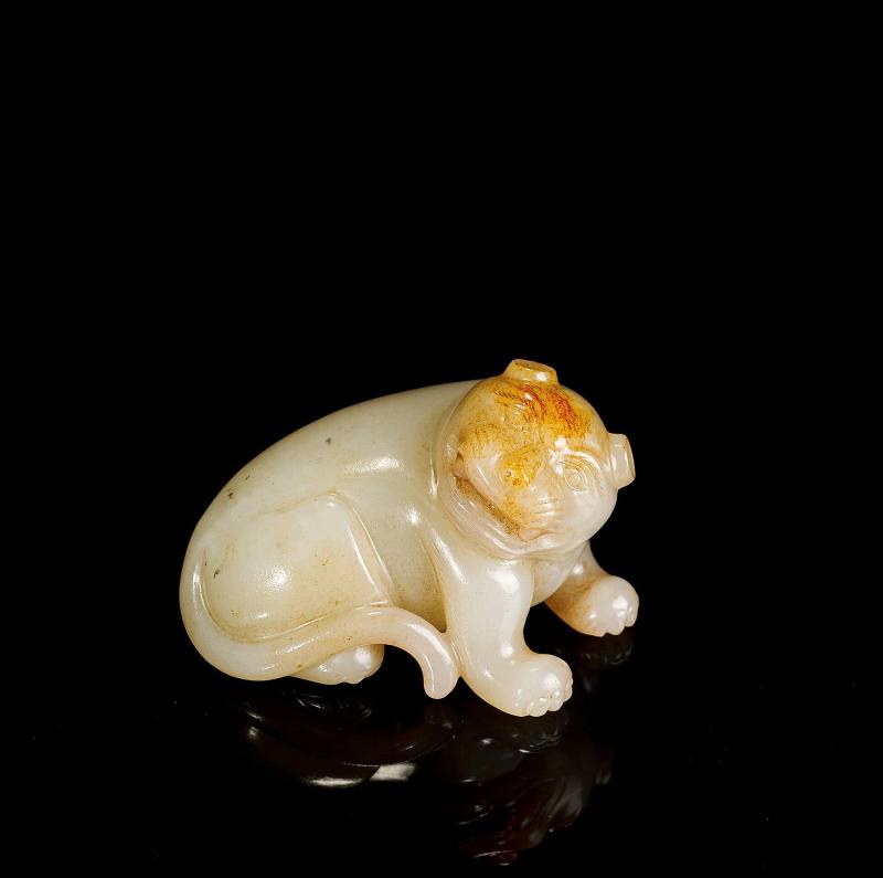 Lot1063 清 青玉伏虎