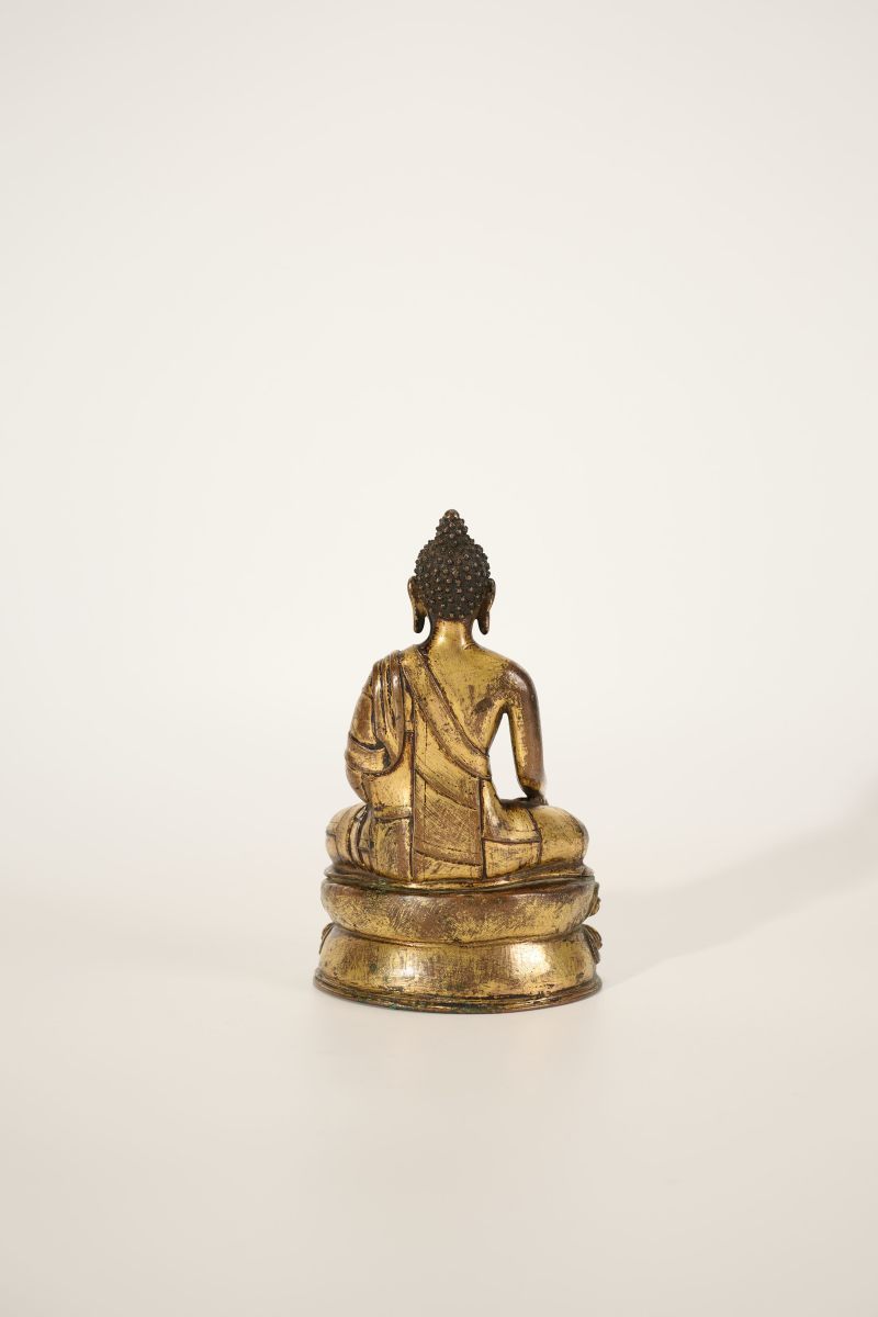Lot934 明 铜鎏金释迦牟尼 - 图6