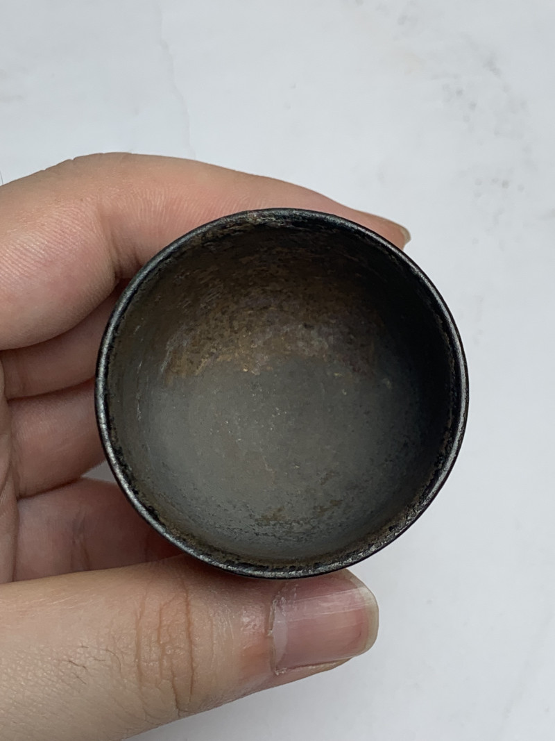 明 铜鎏金唐草纹高足杯 - 图6