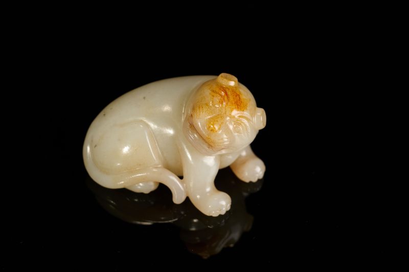 Lot1063 清 青玉伏虎 - 图5