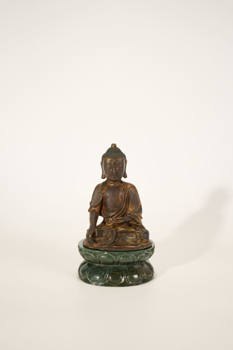 Lot919 明 铜释迦牟尼像 - 图2
