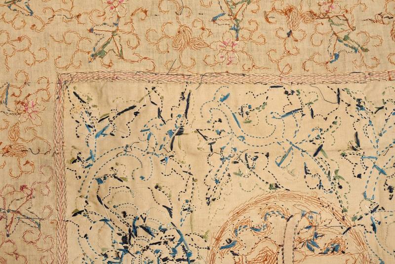 Lot1026 清 盘金绣桌围 - 图7