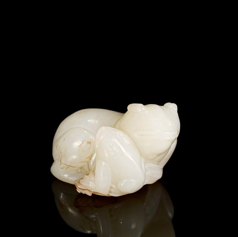 Lot1062 清 白玉金蟾 - 图2