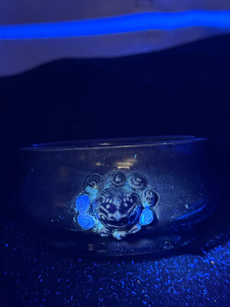 清康熙 茄皮紫釉狮耳炉 - 图12