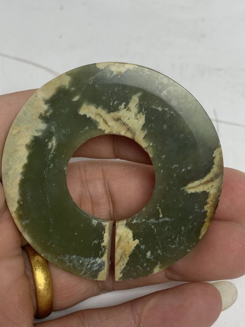 明 青玉玦 - 图6