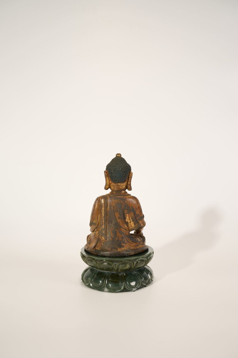 Lot919 明 铜释迦牟尼像 - 图6
