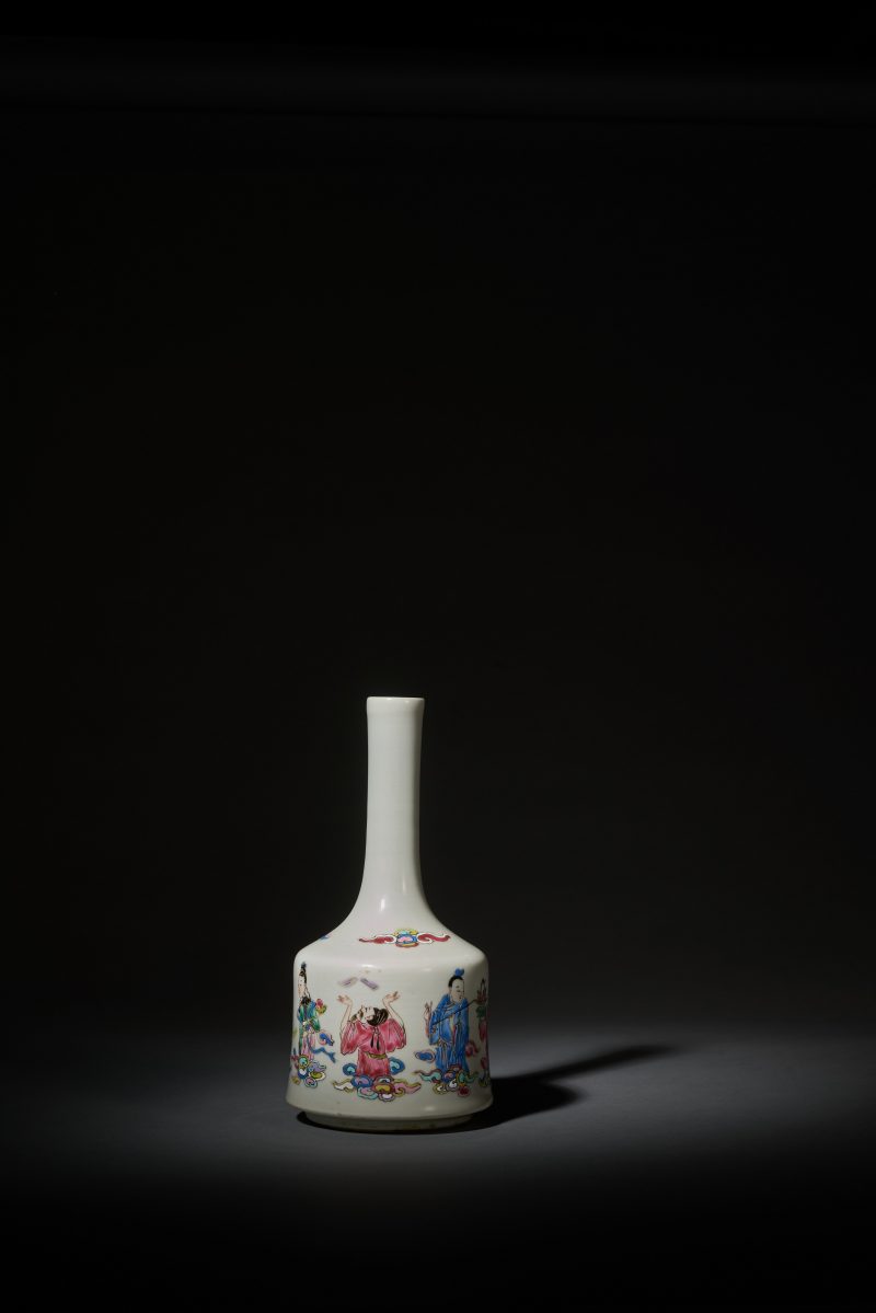 清雍正 粉彩八仙祝寿图摇玲尊 - 图2
