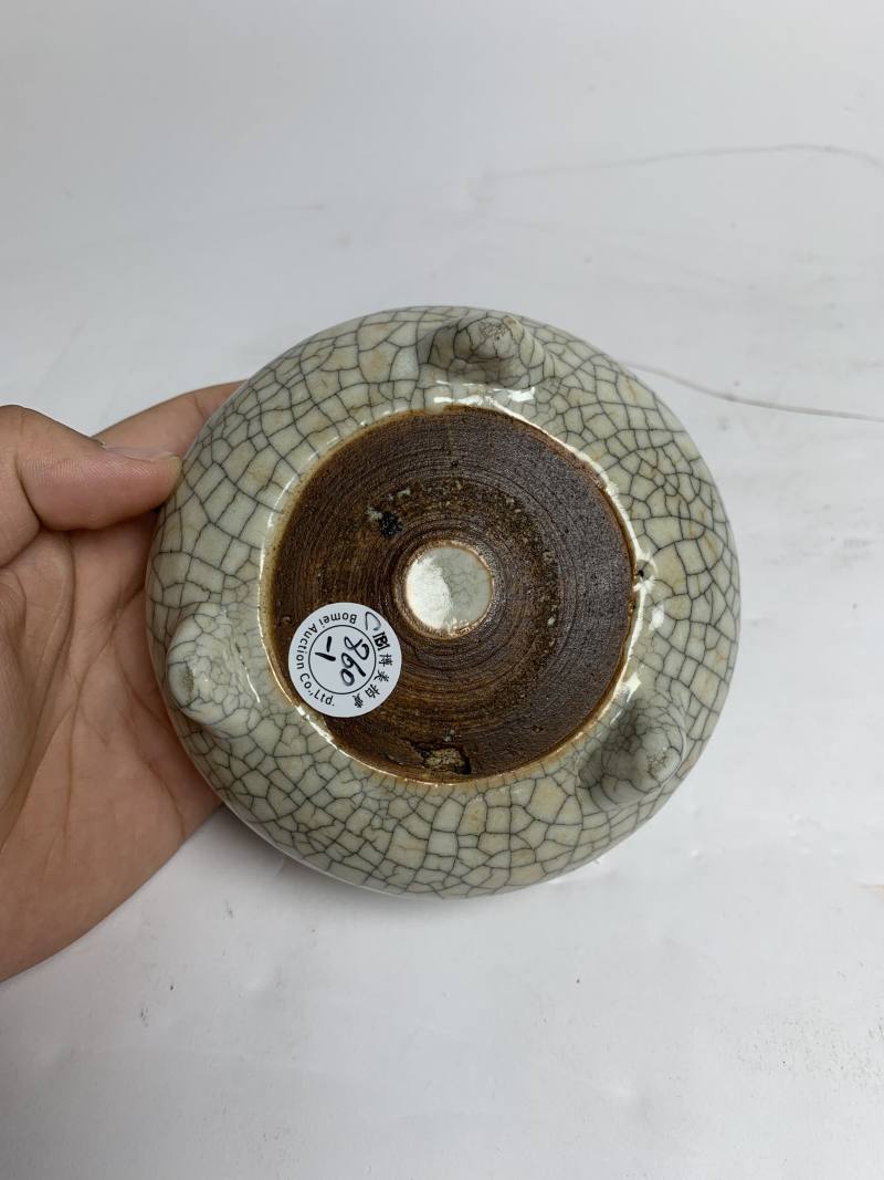 清雍正 哥釉炉 - 图9