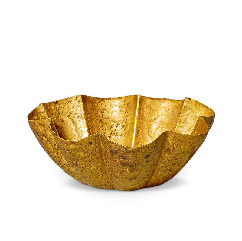 明 纯金花形杯